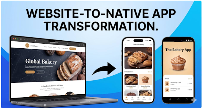 convert your website into an android and ios app
