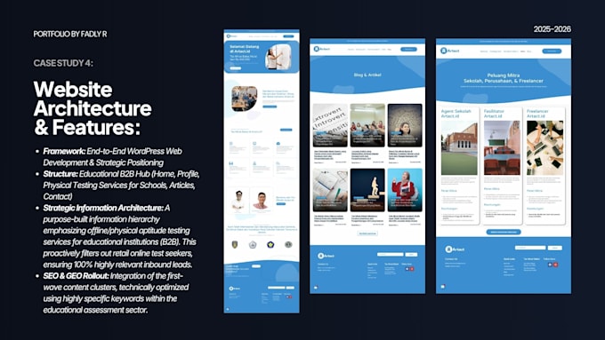 build a premium b2b wordpress website with technical SEO