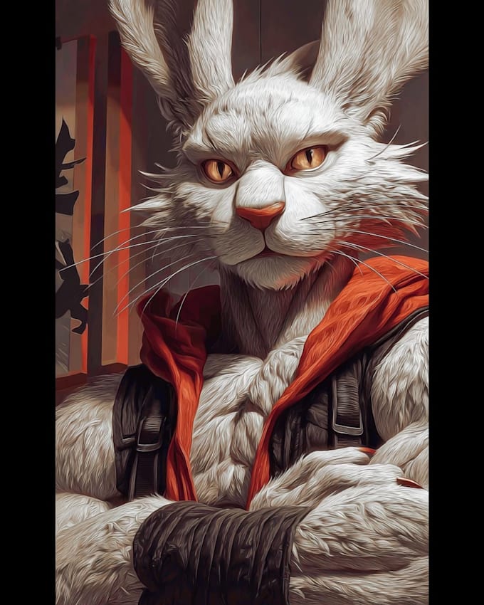 create custom furry character art and anthro illustrations