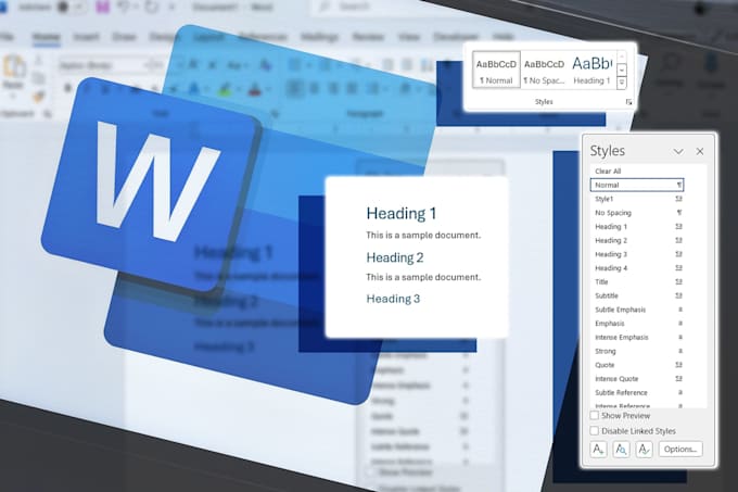 do professional ms word formatting and manual data entry