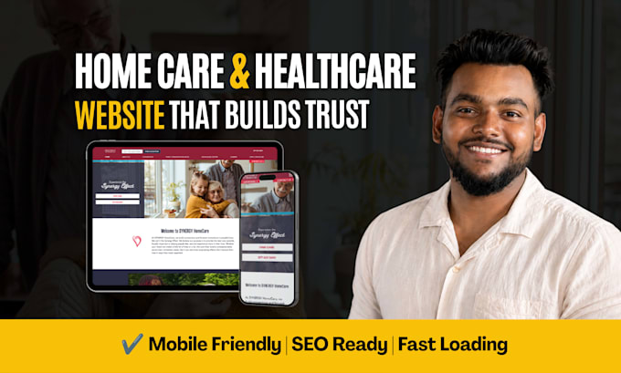 design home care and healthcare wordpress website