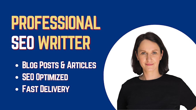 write SEO blog posts and articles in english