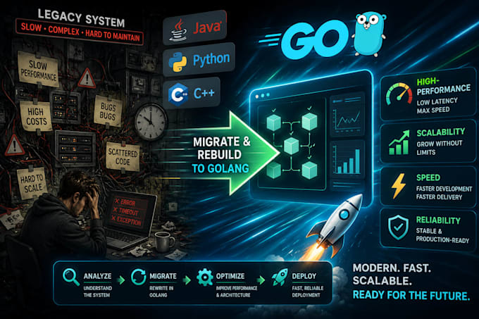 migrate your java or python code to production ready golang