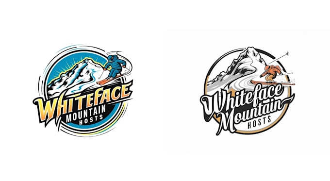 design outstanding modern skiing logo with express delivery