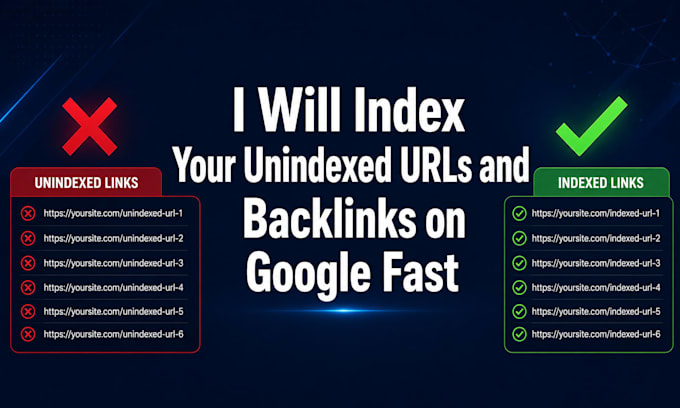 index your unindexed urls and backlinks on google fast