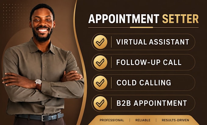 set b2b appointment setter cold call b2b lead customer service virtual assistant