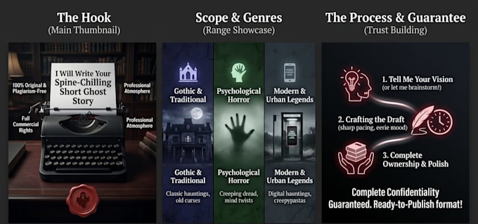 write a custom short ghost story based on your ideas
