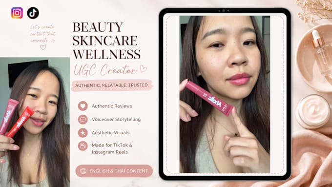 create authentic beauty skincare and wellness ugc videos