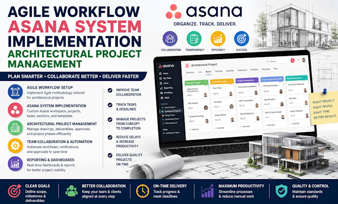 agile workflow asana system implementation architectural project management