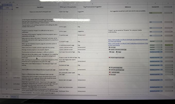 review your website and provide detailed feedback