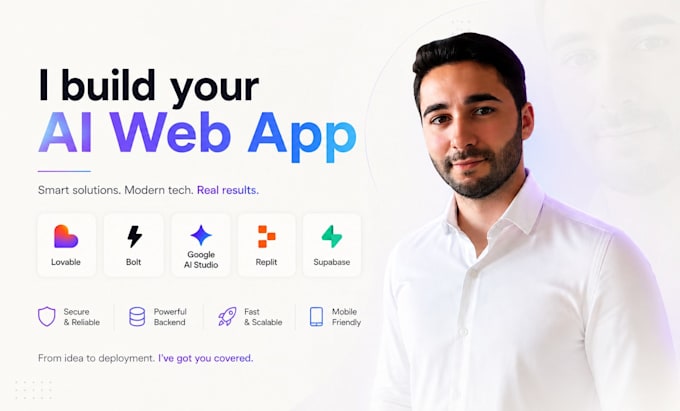 conceive and develop your ai, mvp or saas web app