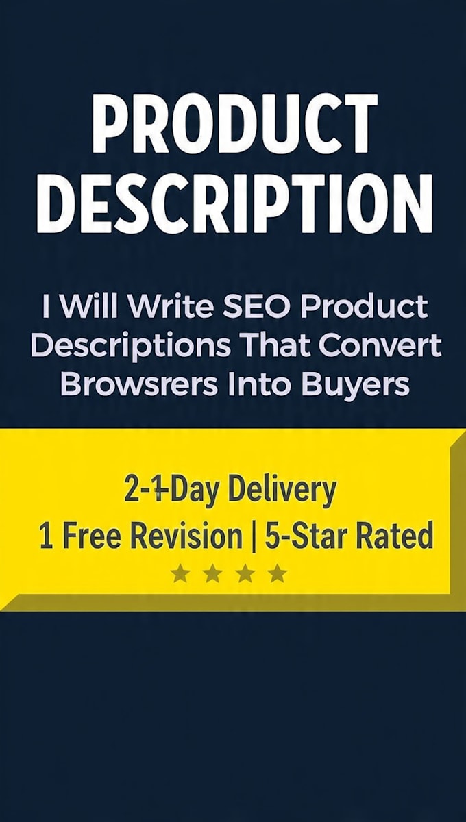write shopify, amazon, etsy product descriptions copywriting
