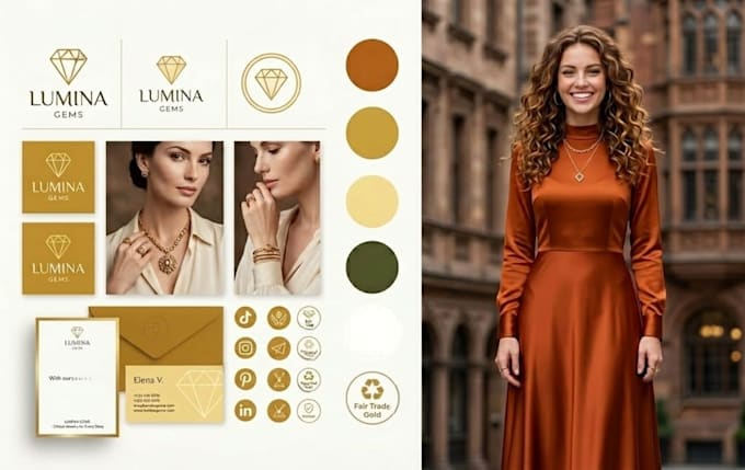 design a professional logo, brand identity and complete branding kit