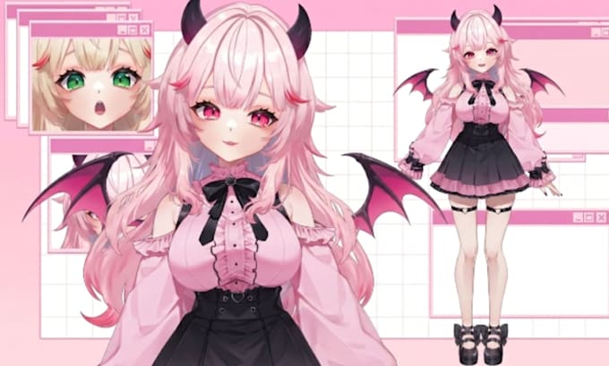 create vtuber rigging live2d vtuber 2d vtuber nsfw model for vtuber commission