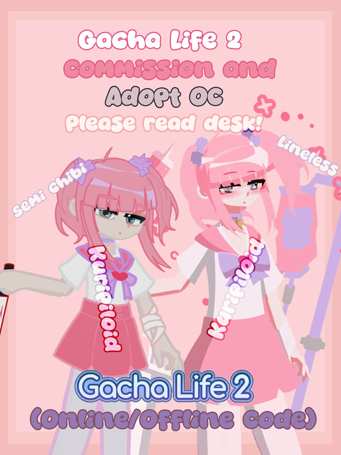 create gacha life 2 character design