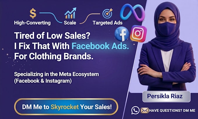 run facebook ads for clothing brand
