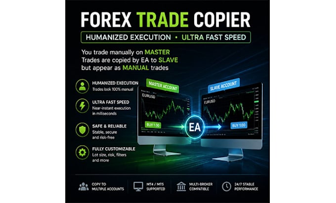 build a forex account copier with ultra fast trade synchronization by manually