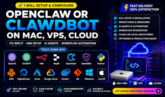 setup openclaw server, clawdbot, moltbot ollama rag, ai agents on vps, mac, mini