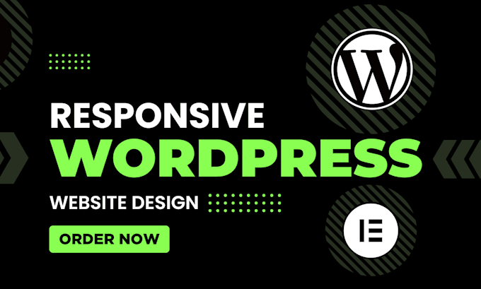 design responsive wordpress website with elementor website development