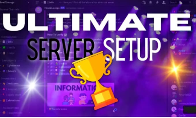 setup fivem,rust,minecraft,roblox or gaming discord server in 24 hours
