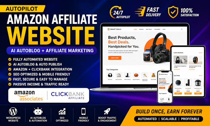 create an amazon affiliate autopilot website with ai autoblog