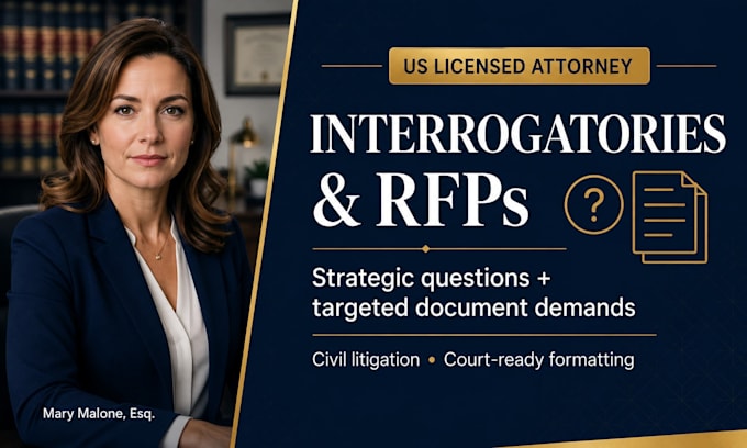 write strategic interrogatories and document requests for your lawsuit