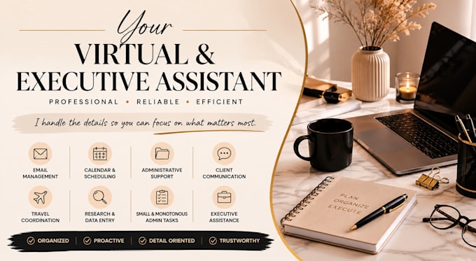 be your professional virtual assistant