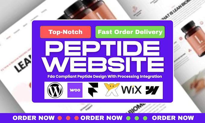 fda complaint peptide website nutraceutical  peptide store calculator age gate