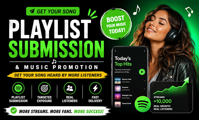submit your song to music playlists