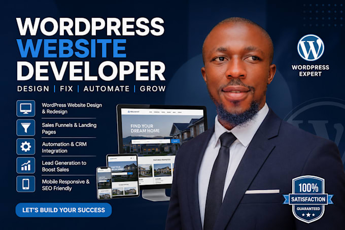 fix, setup, create a high converting wordpress website