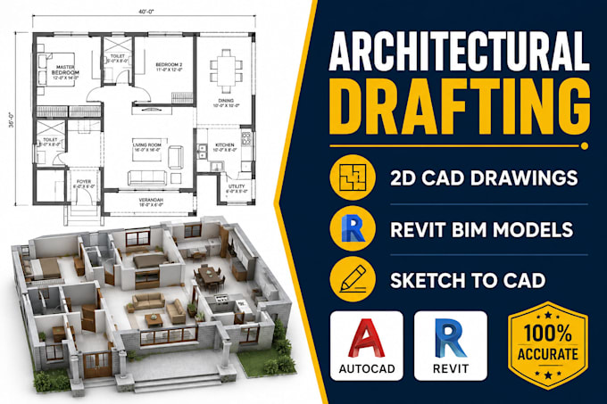create detailed construction drawings or revit bim models