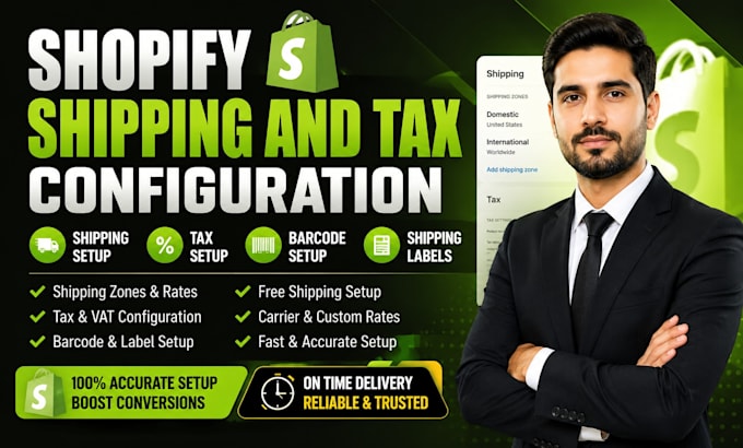 setup shopify shipping tax configuration shopify barcode shopify label