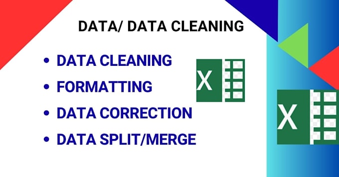 create any excel file formatting and excel data cleaning
