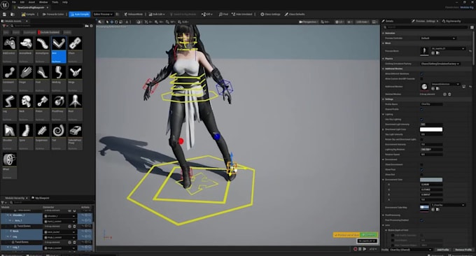 rig3d for facetrack,physics,apple arkit blendshape,talkinghead,webase,glb avatar