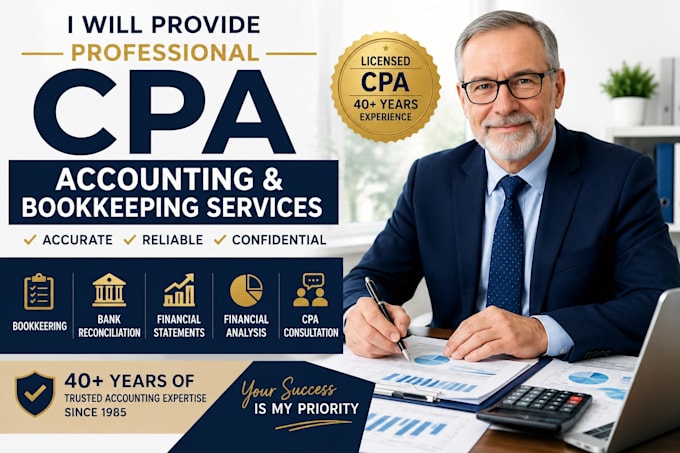 provide professional CPA accounting and bookkeeping services
