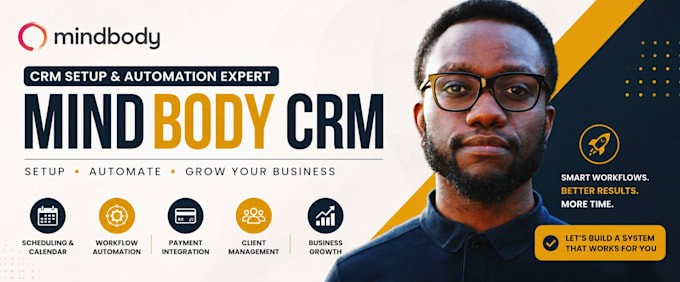setup mindbody booking, scheduling automation, calendar, payments and configure