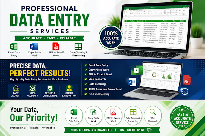 provide fast and accurate data entry services