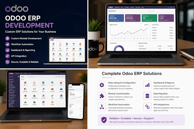 develop a custom erp software for your business using odoo