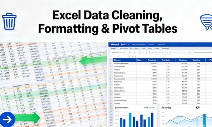 clean, format, and enter data