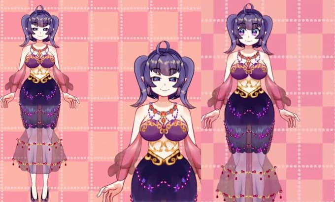 rig live2d vtuber model vtuber rigging for vtube studio streaming avatar