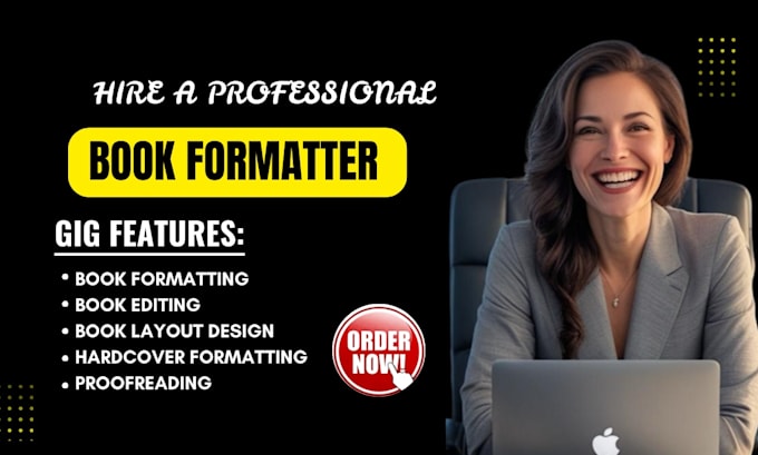 do interior manuscript book formatting, book editing, layout design