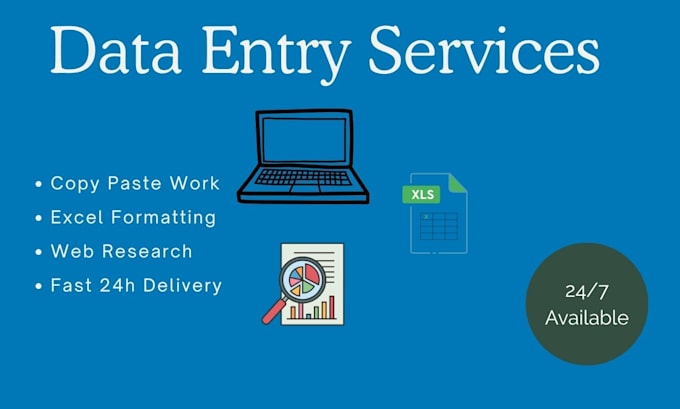 do data entry and  excel data analysis  and product listing
