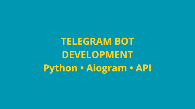 create a telegram bot in python