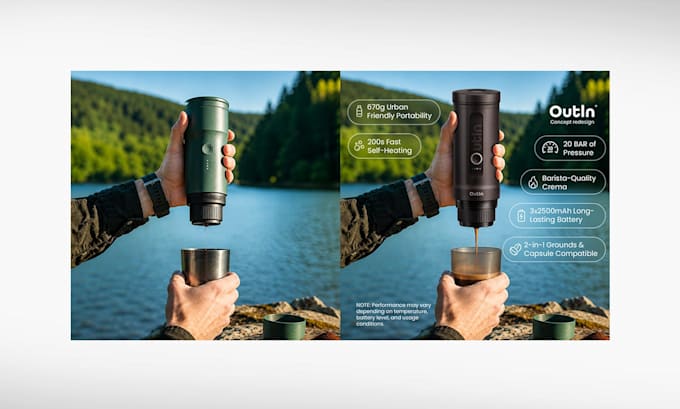 premium amazon listing images and product composites