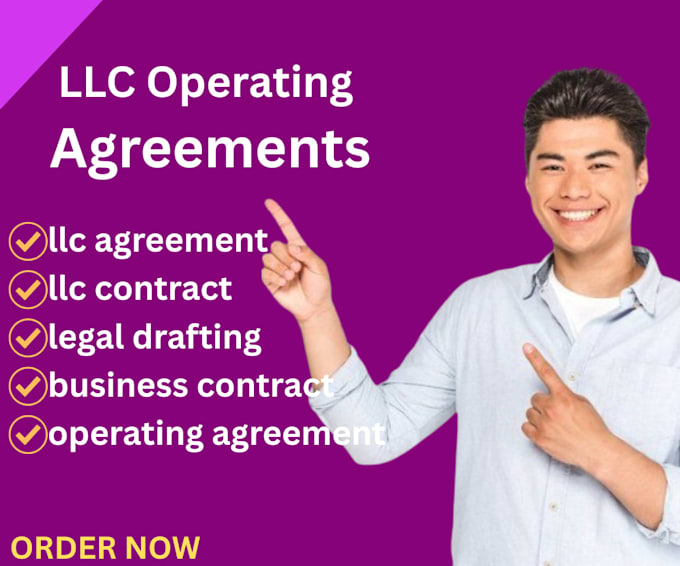 draft llc operating agreement for single member and multi member llc