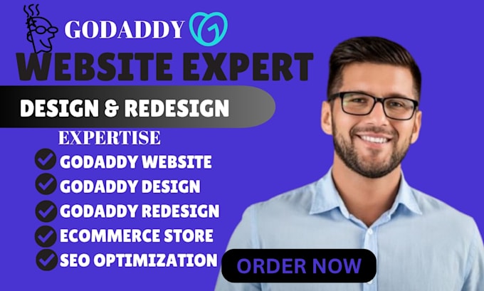 design godaddy website godaddy website redesign SEO optimization ecommerce