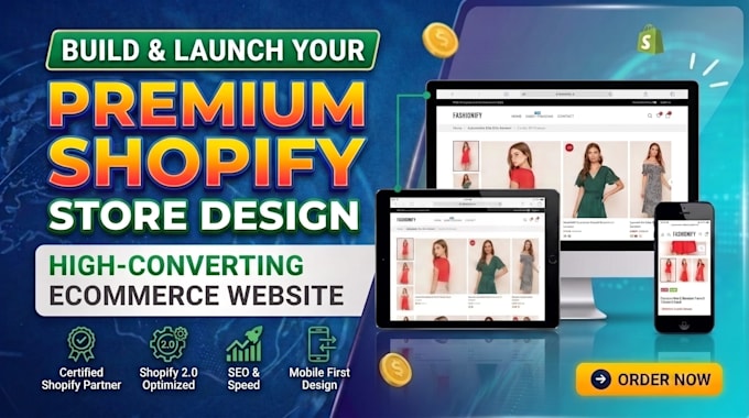 do shopify store design, shopify website design or redesign