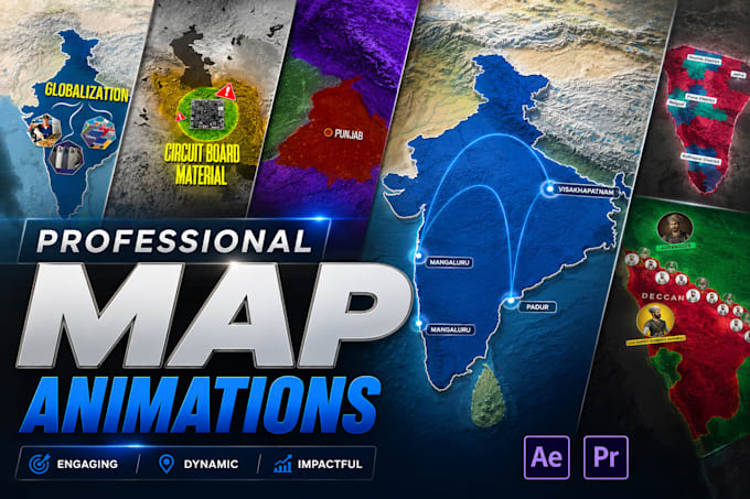 create dynamic map animations and geolayers graphics