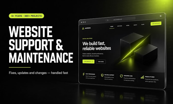 fix and maintain your tilda, wordpress or webflow website