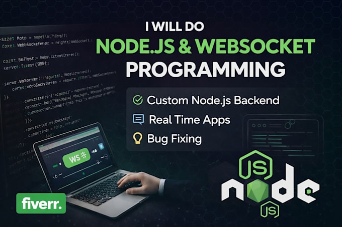be your node js developer for backend rest API development